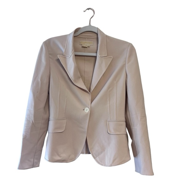 Michael Kors Jackets & Blazers - Michael Kors Single Button Tailored Blazer in Beige Size 6
